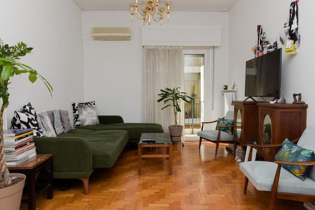 Urban-Vintage Choice 10 Minutes From Acropolis - One Bedroom Athen Eksteriør bilde